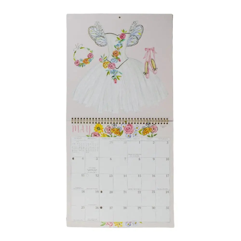 Ballerina Wall 2025 Wall Calendar