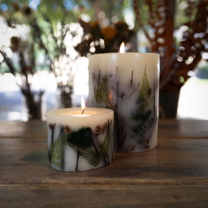 Forest Petite Oval Botanical Candle