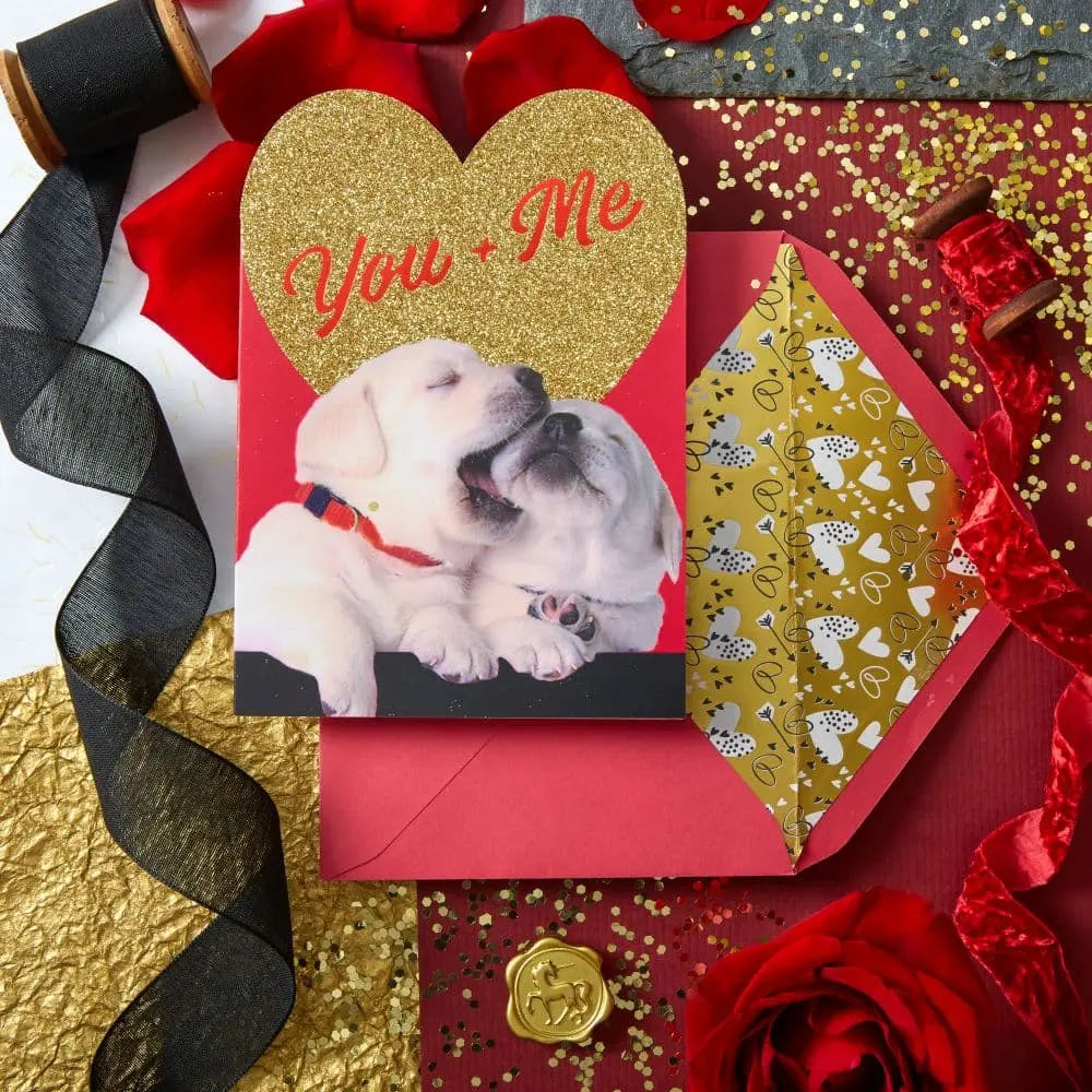 Puppy Couple Valentine's Day Card