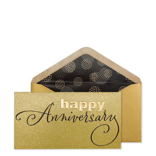 Anniversary Lettering Anniversary Card