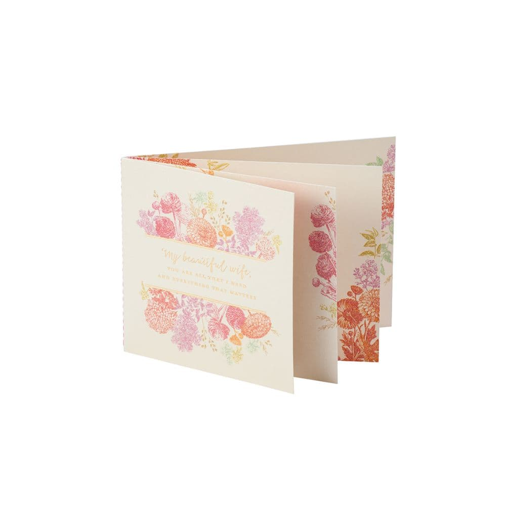 Floral Wife Birthday Card