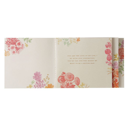 Floral Wife Birthday Card