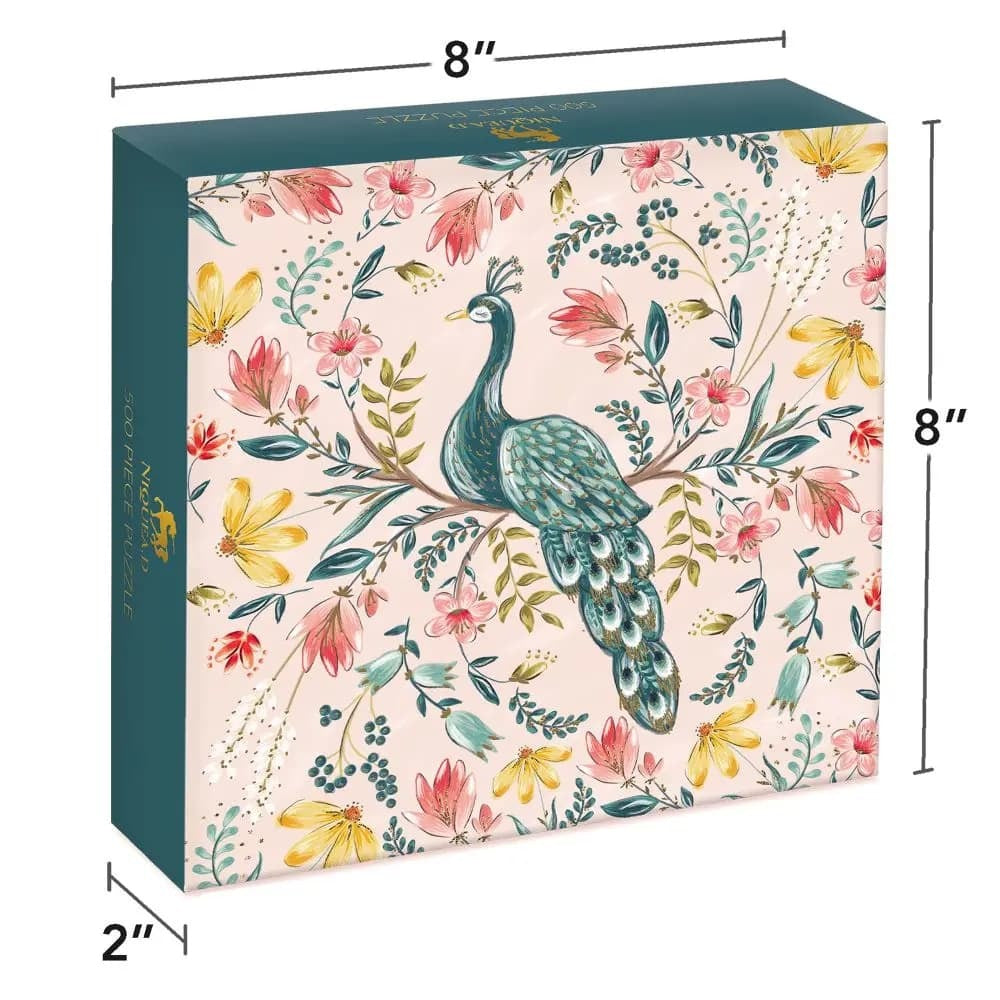 Peach Melba Peacock Puzzle