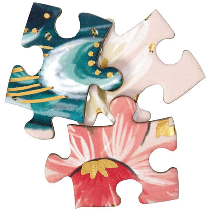 Peach Melba Peacock Puzzle