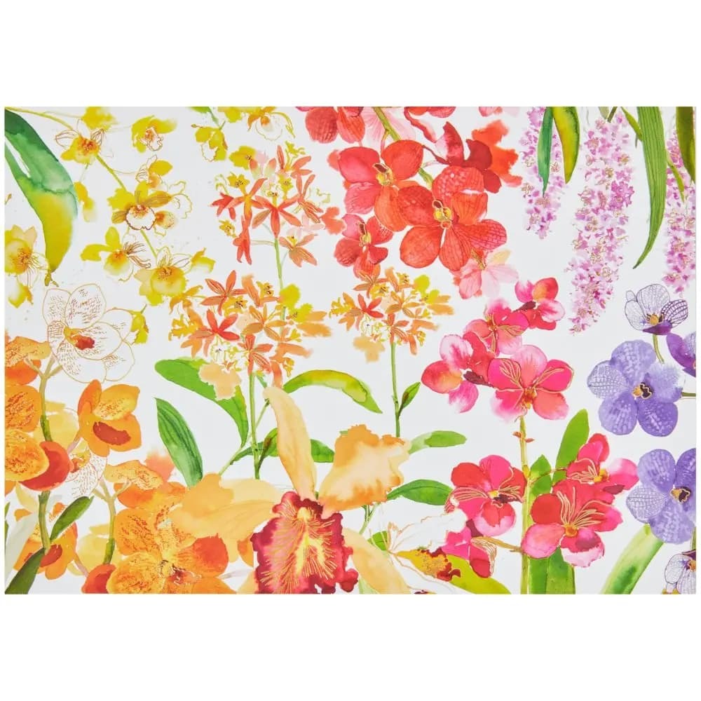 Exotic Orchids Social Stationery Set