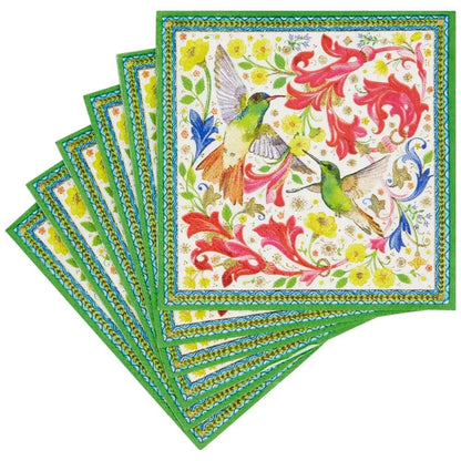 Beautiful Birds Cocktail Napkins - 20 Count