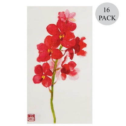 Exotic Orchids Guest Napkins - 16 Count