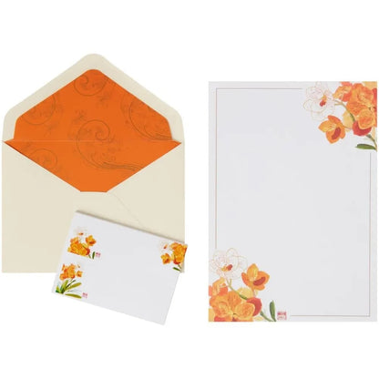 Exotic Orchids Writing Set