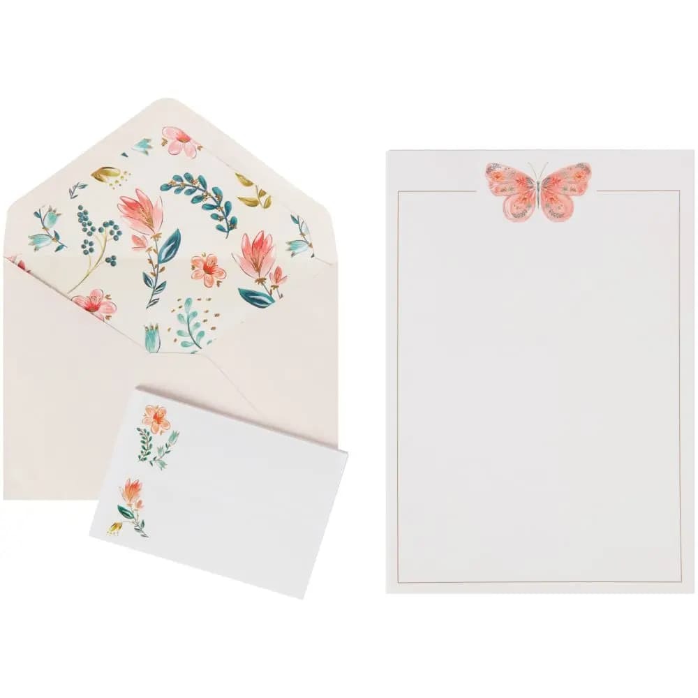 Peach Melba Writing Set