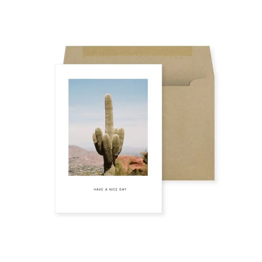 Cactus Photo Friendship Card