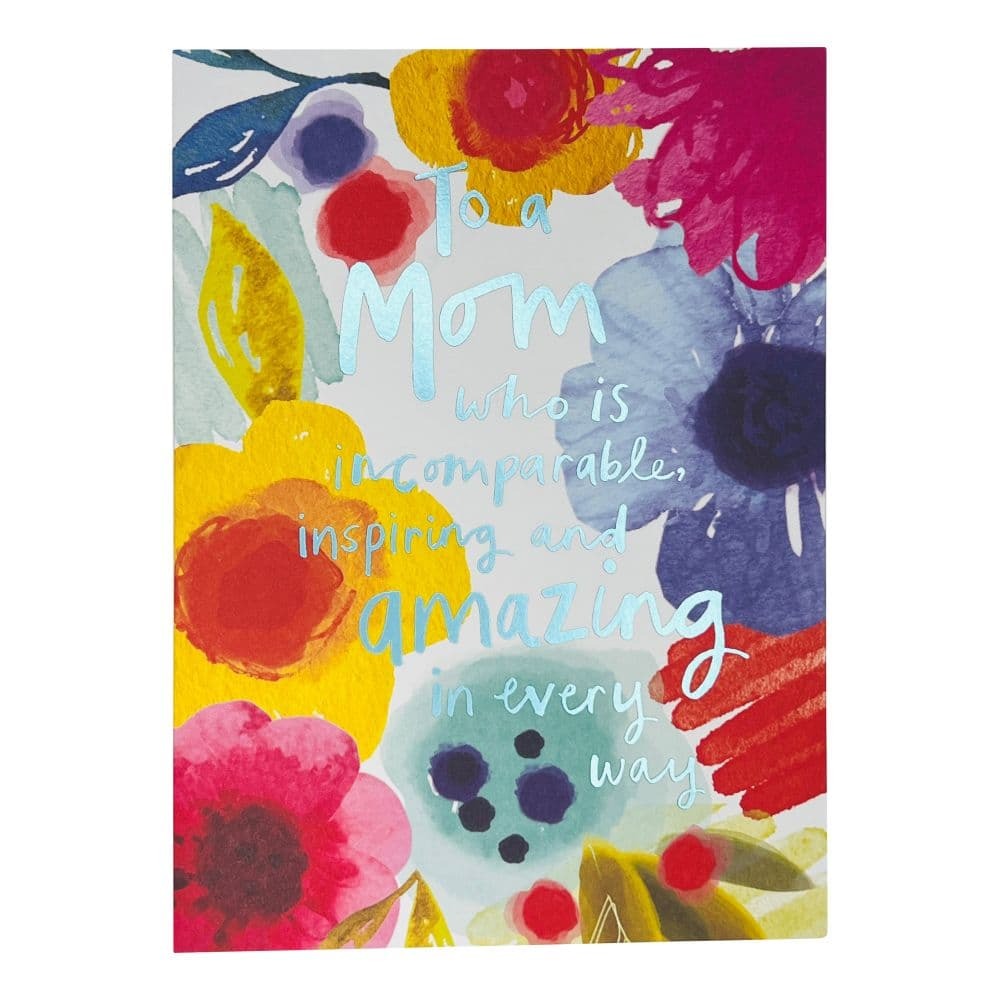 Abstract Watercolor Mother's Day Card