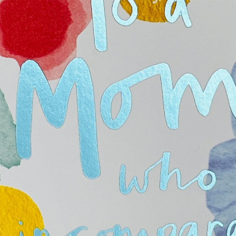 Abstract Watercolor Mother's Day Card