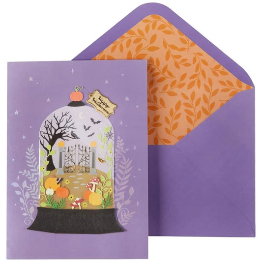 Terrarium Halloween Card