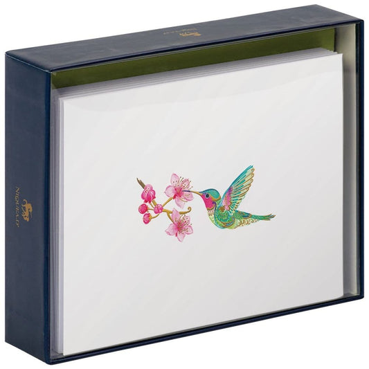 Hummingbird Boxed Note Cards