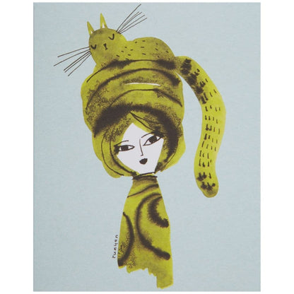 Ladies with Cat Hats Boxed Note Cards