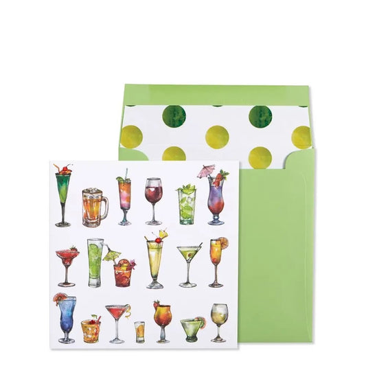 Cocktails Friendship Card