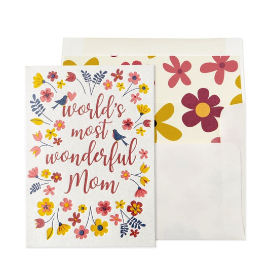 World's Most Wonderful Mom Mother's Day Card