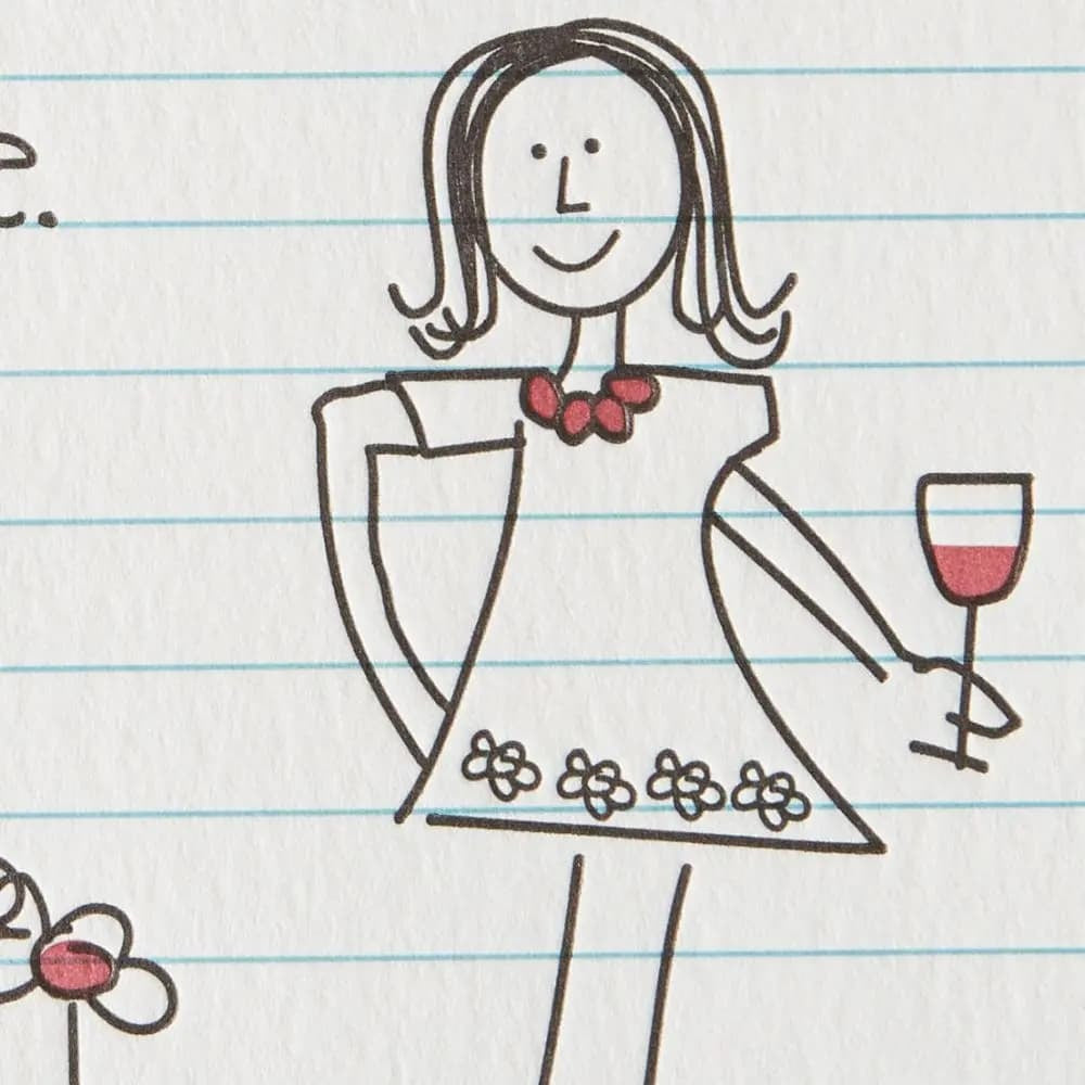 My Mom Likes Drinking Wine Mother's Day Card