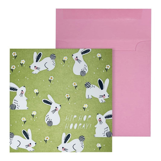 Hip Hop Bunnies Easter Card