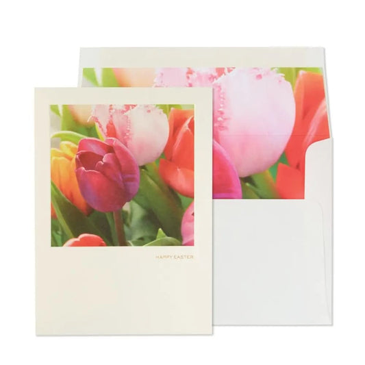 Photo Tulips Easter Card