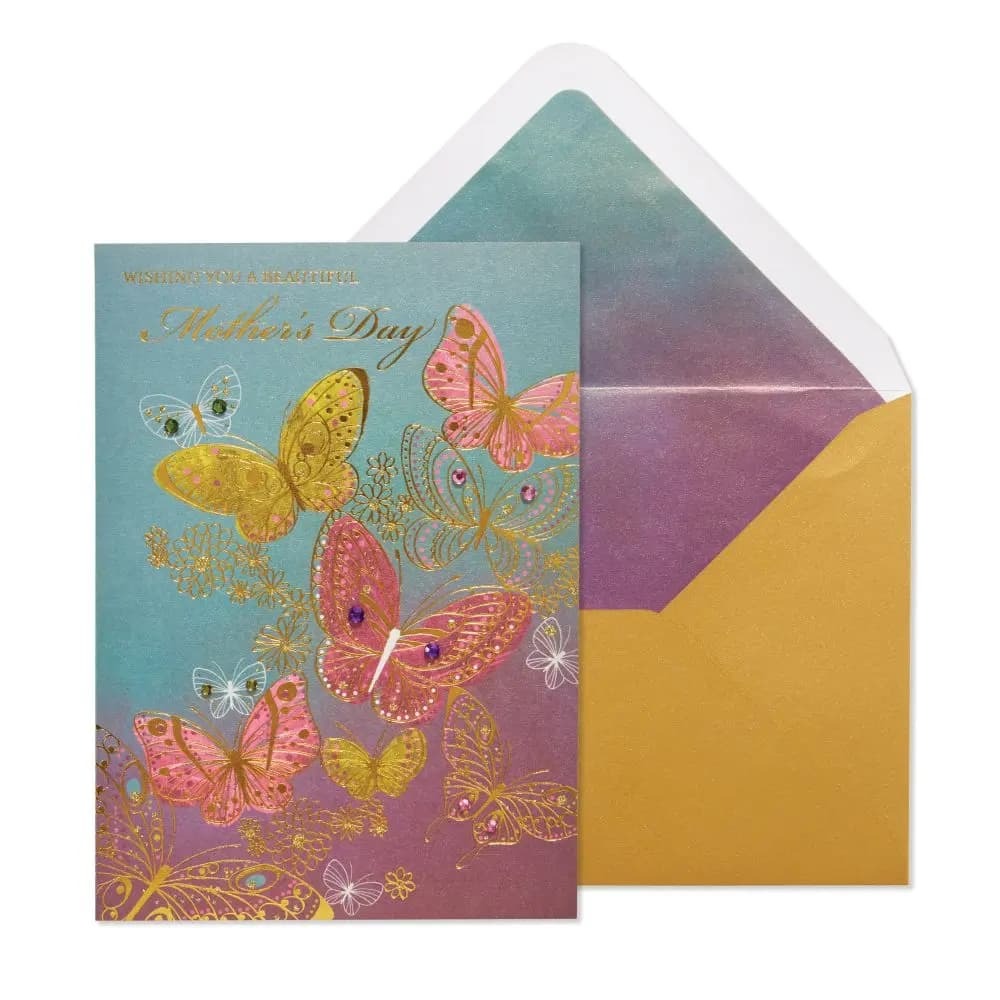 Ornate Butterflies Mother's Day Card