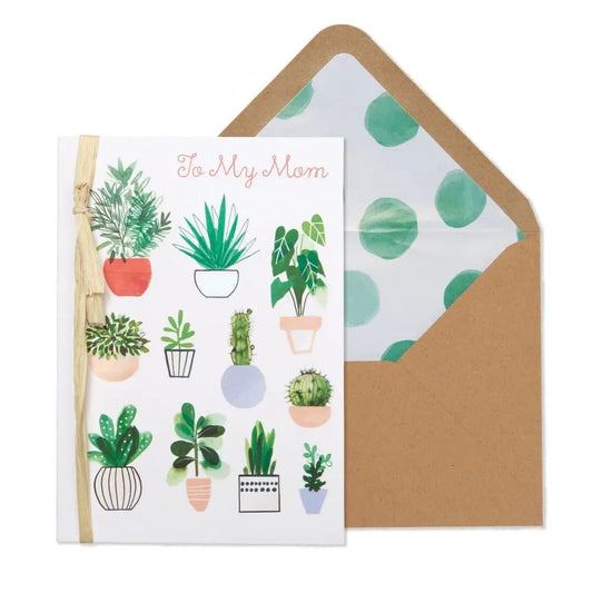 Houseplants Mother's Day Card