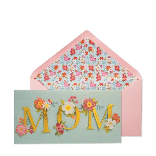 Mom Lettering Mother's Day Card