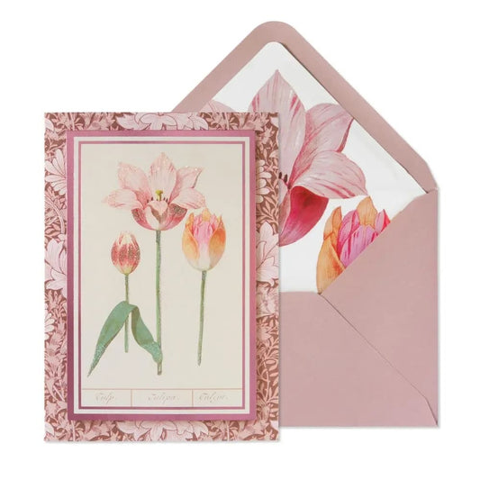 Botanical Tulips Easter Card