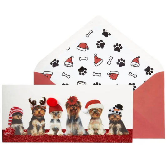 Photo Dogs W/Christmas Hats Christmas