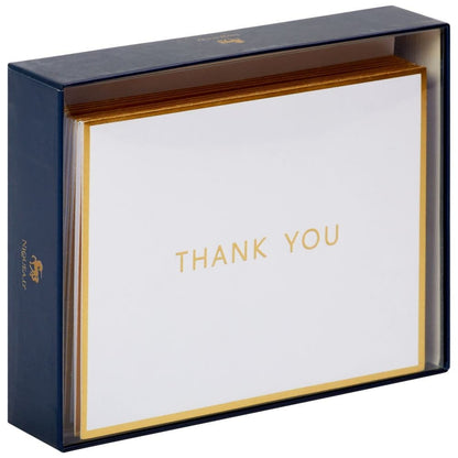 Gold Thank You Boxed Note Cards