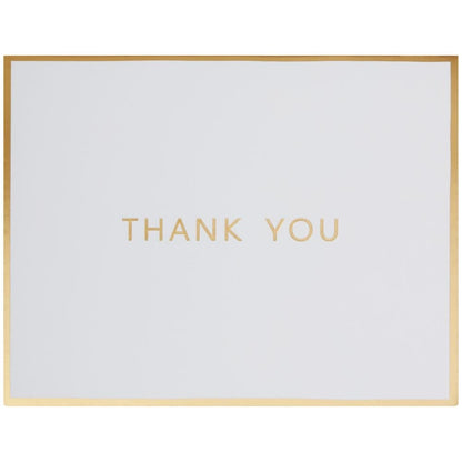 Gold Thank You Boxed Note Cards