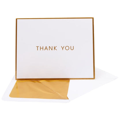 Gold Thank You Boxed Note Cards