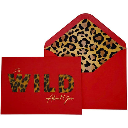 Fur Wild About You Valentine's Day Card