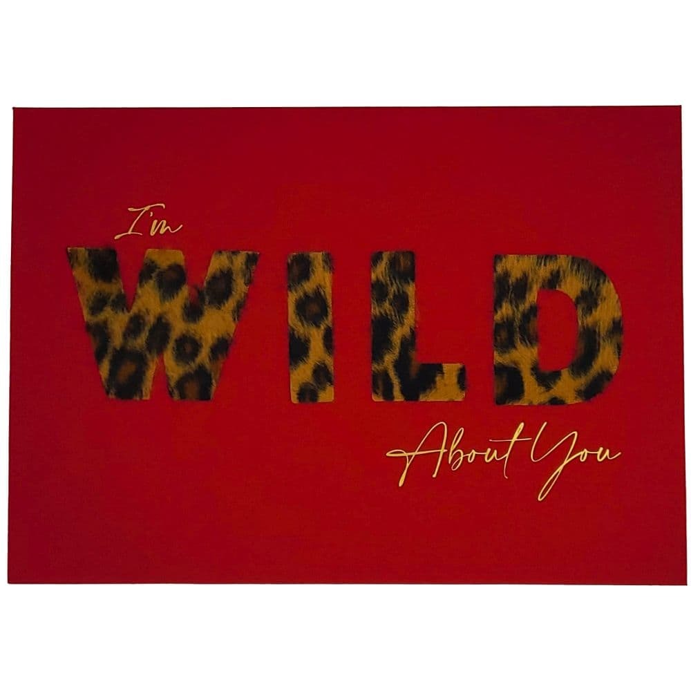 Fur Wild About You Valentine's Day Card