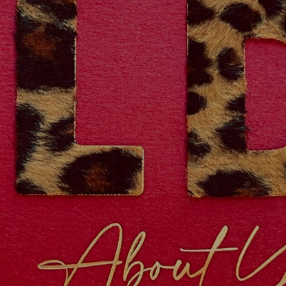 Fur Wild About You Valentine's Day Card