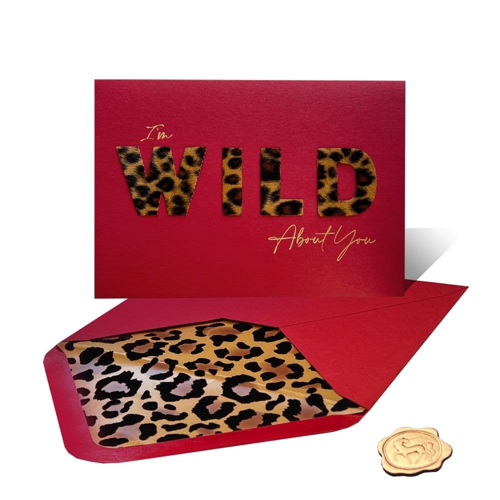 Fur Wild About You Valentine's Day Card