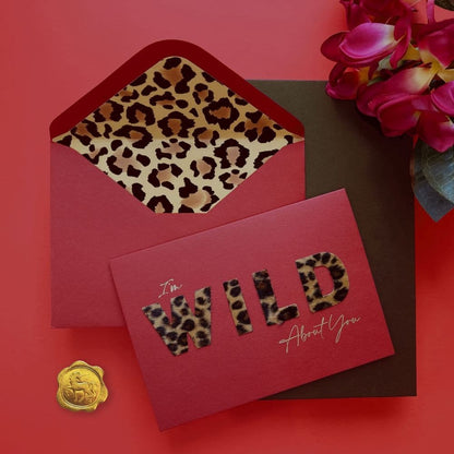 Fur Wild About You Valentine's Day Card