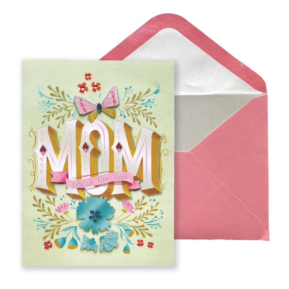 Mom Feature Lettering Mother's Day Card