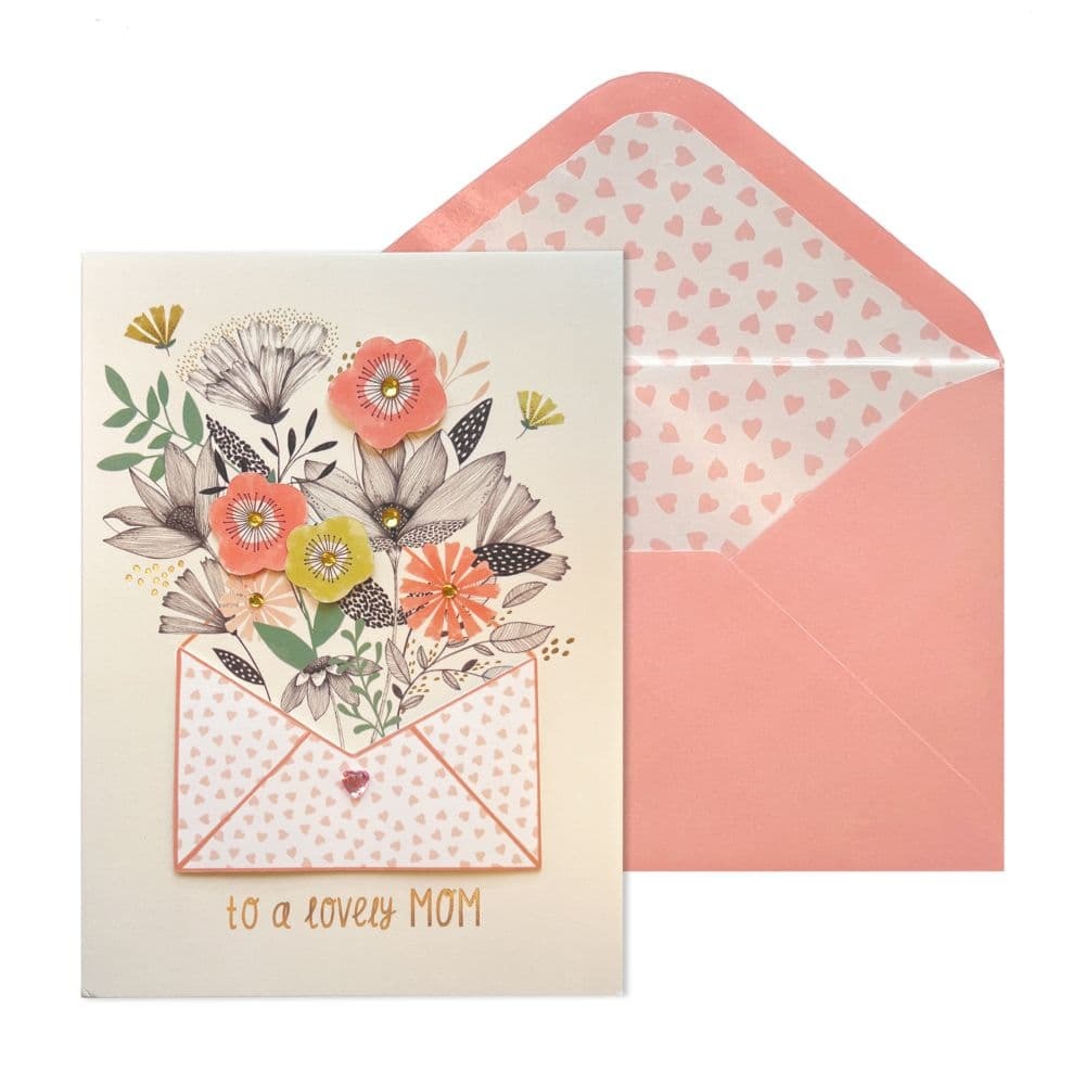 Floral Envelope Mother's Day Card