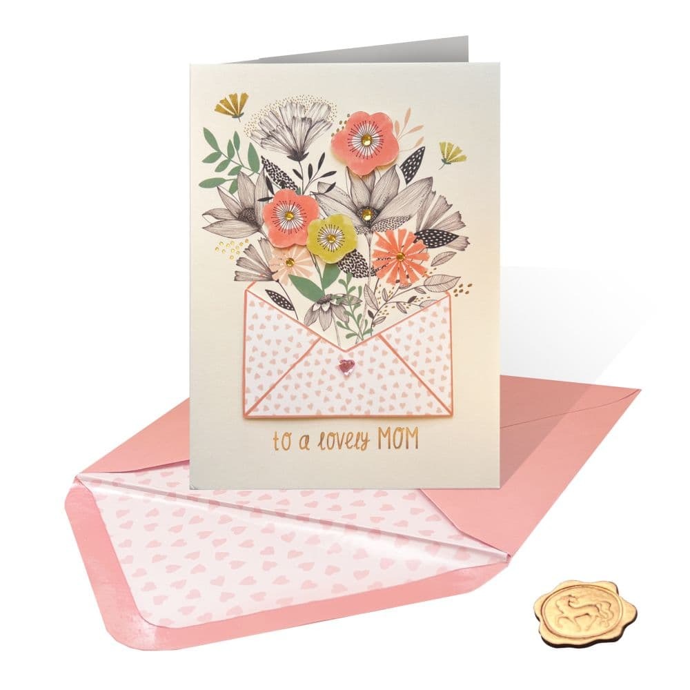 Floral Envelope Mother's Day Card