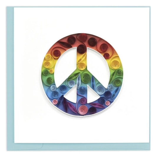 Quilling Peace Sign Blank Card