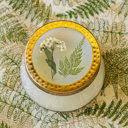 Forest Medium Pressed Floral Candle