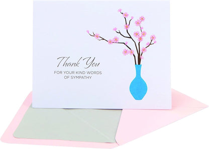 Sympathy Blossom Branch Boxed Note Cards