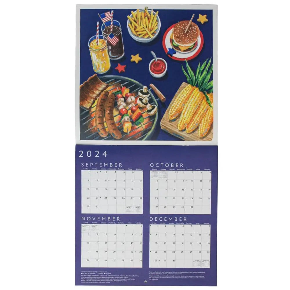 Kitchen Table 2025 Wall Calendar NIQUEA.D Boutique