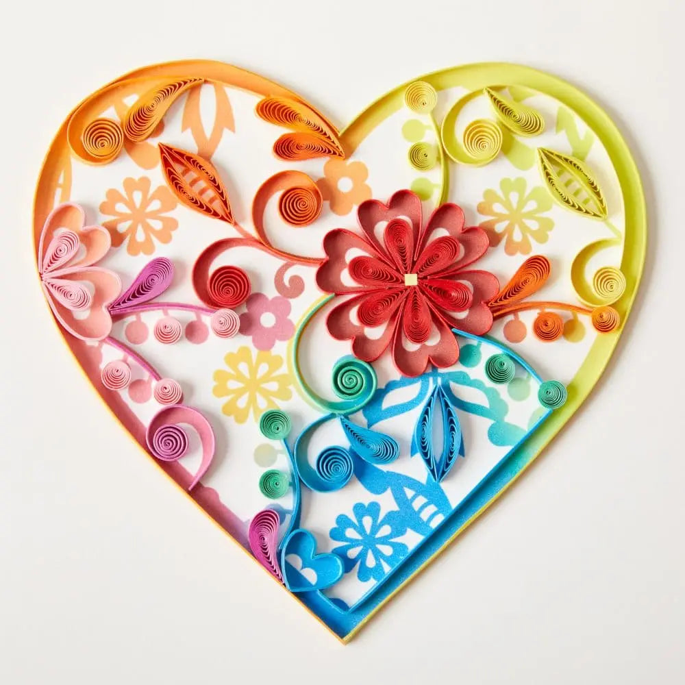 Quilled Heart Blank Card