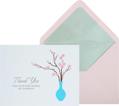 Sympathy Blossom Branch Boxed Note Cards