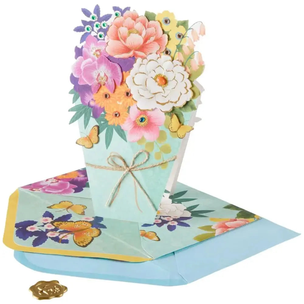 Die-Cut Bouquet Collector's Edition Birthday Card