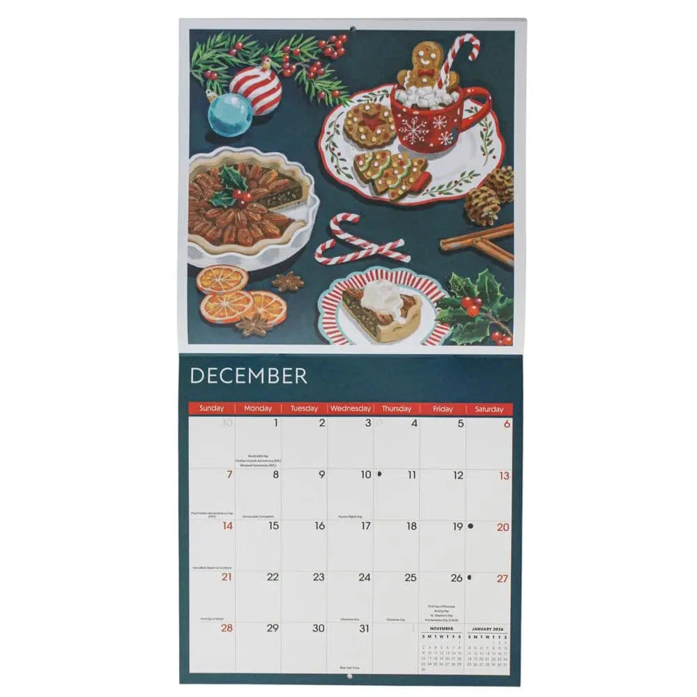 Kitchen Table 2025 Wall Calendar NIQUEA.D Boutique