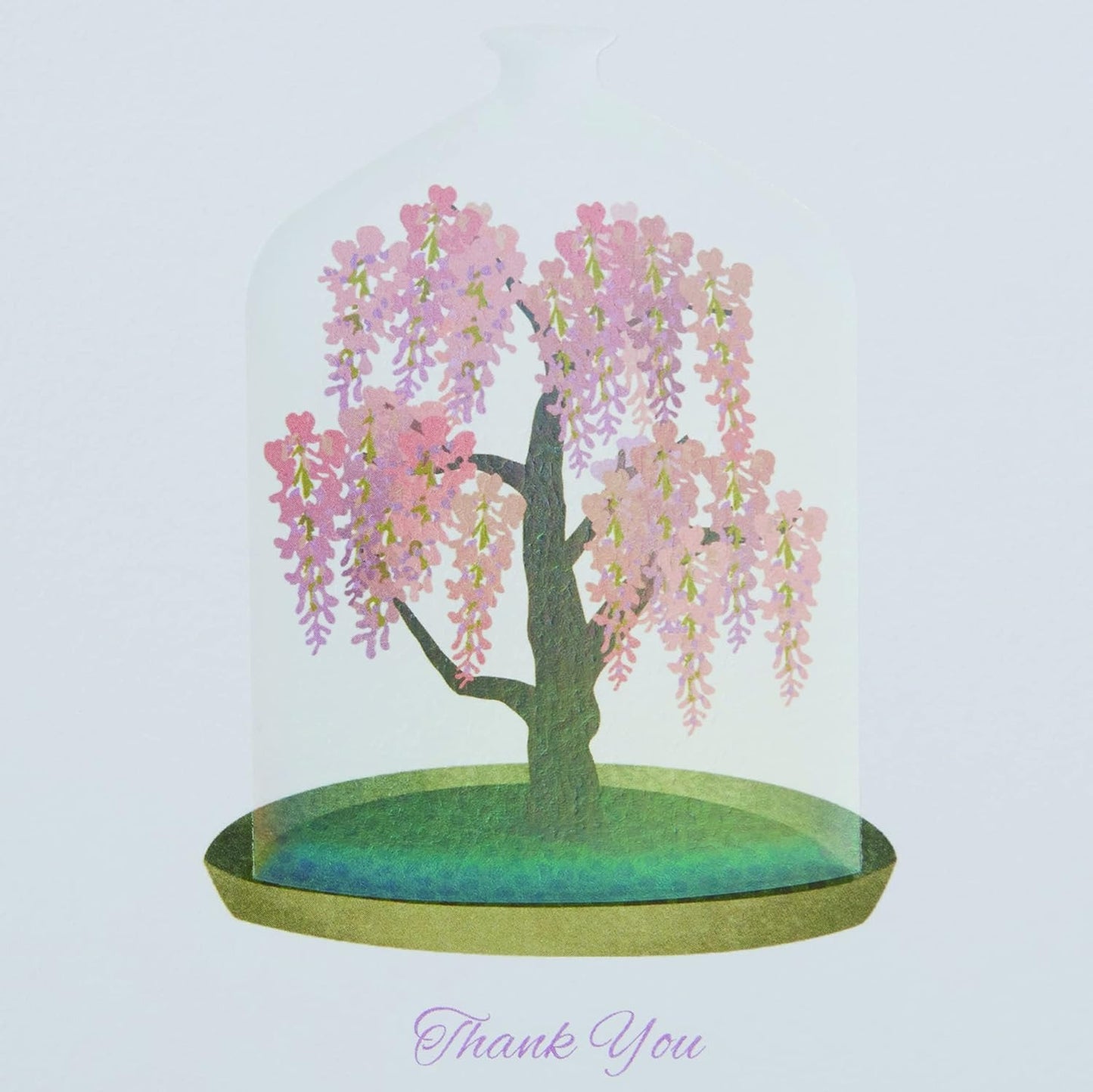 Wisteria Under Cloche Boxed Note Cards