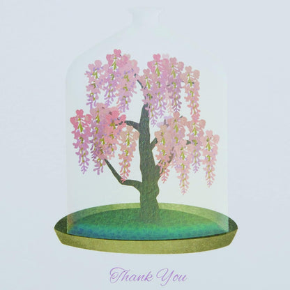 Wisteria Under Cloche Boxed Note Cards